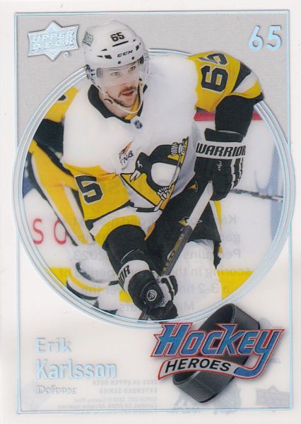insert karta ERIK KARLSSON 23-24 Extended Hockey Heroes číslo HH-5